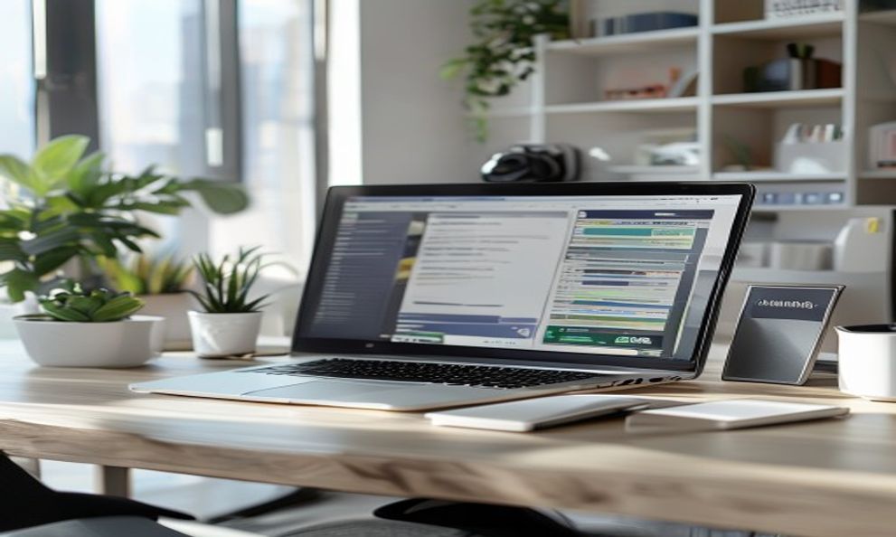 Generated clean workspace with asset organization concept